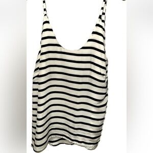 Olivaceous Silk Scoop Back Top
